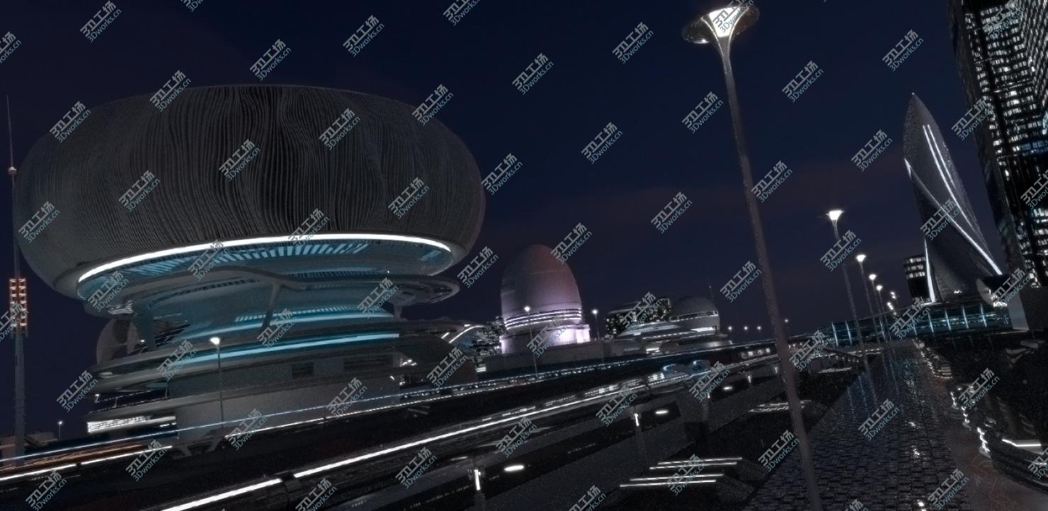 images/goods_img/202104094/3D 3D Night City of the Future. Pegasus/2.jpg